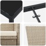 Juego de Comedor de Jardín de 7 Piezas con Cojines Beige Ratán Sintético von , Gartenstühle - Ref: Foro24-3379475, Preis: 897...