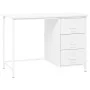 Industrieller Schreibtisch mit weißen Stahlschubladen 105x52x75 cm von vidaXL, Schreibtische - Ref: Foro24-339635, Preis: 125...
