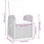 Conjunto de Comedor Jardín de 5 Piezas con Cojines de Ratán Gris von , Gartenstühle - Ref: Foro24-3379487, Preis: 720,60 €, R...