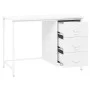 Industrieller Schreibtisch mit weißen Stahlschubladen 105x52x75 cm von vidaXL, Schreibtische - Ref: Foro24-339635, Preis: 125...