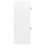 Armario para sillas de montar acero blanco 53x53x140 cm