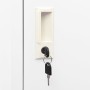 Sattelschrank aus weißem Stahl 53x53x140 cm von vidaXL, Sattelständer - Ref: Foro24-339599, Preis: 198,56 €, Rabatt: %