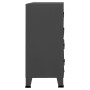 Industrial anthracite gray metal chest of drawers 78x40x93 cm by vidaXL, Drawers - Ref: Foro24-339617, Price: 175,45 €, Disco...