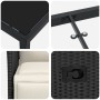 Juego de Comedor de Jardín de 5 Piezas con Cojines Negro Poliratán von , Gartenstühle - Ref: Foro24-3379564, Preis: 539,45 €,...