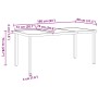 Set de Comedor de Jardín de 7 Piezas con Cojines de Poliratán Negro von , Gartenstühle - Ref: Foro24-3379566, Preis: 764,02 €...