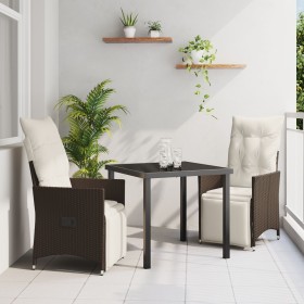Juego de Comedor de Jardín de 3 Piezas con