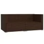 2-seater sofa with brown synthetic rattan cushions by vidaXL, Garden sets - Ref: Foro24-317553, Price: 238,82 €, Discount: %