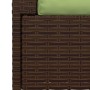 2-seater sofa with brown synthetic rattan cushions by vidaXL, Garden sets - Ref: Foro24-317553, Price: 243,21 €, Discount: %