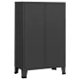 Industrieschrank Stahl grau anthrazit 67x35x107 cm von vidaXL, Kleiderschränke - Ref: Foro24-339612, Preis: 160,88 €, Rabatt: %