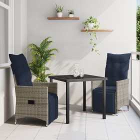 Conjunto de Comedor de Jardín de 3 Piezas con