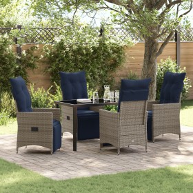 Conjunto de Comedor de Jardín de 5 Piezas con