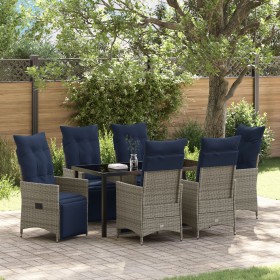 Conjunto de Comedor de Jardín de 7 Piezas con