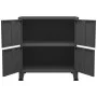 Industrial storage trunk in anthracite steel 75x40x80 cm by vidaXL, Storage trunks - Ref: Foro24-339627, Price: 129,14 €, Dis...