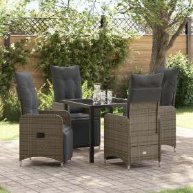Set de Comedor de Jardín de 5 Piezas con Cojines Beige Poliratán von , Gartenstühle - Ref: Foro24-3379682, Preis: 647,35 €, R...