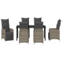 Set de Comedor de Jardín de 7 Piezas con Cojines Beige Poliratán von , Gartenstühle - Ref: Foro24-3379685, Preis: 957,64 €, R...