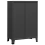 Anthracite metal industrial storage trunk 75x40x115 cm by vidaXL, Storage trunks - Ref: Foro24-339630, Price: 159,99 €, Disco...