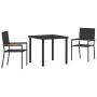 Juego de Comedor de Jardín de 9 Piezas Gris de Ratán Sintético | Foro24.es | Tu tienda online para hogar, jardín y más Foro24.es