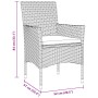 Conjunto de Comedor de Jardín de 5 Piezas Negro Poliratán by , Garden chairs - Ref: Foro24-3379726, Price: 322,71 €, Discount: %