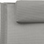 Lounger with steel pillow and gray textilene by vidaXL, Loungers - Ref: Foro24-317584, Price: 75,35 €, Discount: %