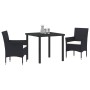 Conjunto de Comedor de Jardín de 3 Piezas Marrón Poliratán by , Garden chairs - Ref: Foro24-3379744, Price: 221,78 €, Discoun...