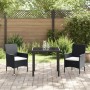 Conjunto de Comedor de Jardín de 3 Piezas Marrón Poliratán by , Garden chairs - Ref: Foro24-3379744, Price: 221,78 €, Discoun...