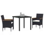 Conjunto de Comedor de Jardín de 5 Piezas Negro de Poliratán von , Gartenstühle - Ref: Foro24-3379752, Preis: 281,66 €, Rabat...