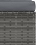 Central garden sofa with gray synthetic rattan cushions by vidaXL, Modular outdoor sofas - Ref: Foro24-317515, Price: 93,50 €...