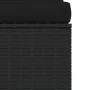 Central garden sofa with black synthetic rattan cushions by vidaXL, Modular outdoor sofas - Ref: Foro24-317526, Price: 101,46...