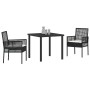 Conjunto de Comedor de Jardín de 5 Piezas con Cojines Beige de Ratán von , Gartenstühle - Ref: Foro24-3379885, Preis: 313,00 ...