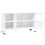 Industrial sideboard in metal and white glass 105x35x62 cm by vidaXL, Sideboards - Ref: Foro24-339609, Price: 105,83 €, Disco...