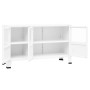 Industrielles Sideboard aus Metall und weißem Glas, 105 x 35 x 62 cm von vidaXL, Sideboards - Ref: Foro24-339609, Preis: 105,...
