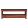 Brauner Mahagoni-Massivholz-TV-Ständer 115x30x40 cm von vidaXL, TV-Möbel - Ref: Foro24-337080, Preis: 188,76 €, Rabatt: %