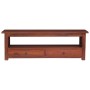 Brauner Mahagoni-Massivholz-TV-Ständer 115x30x40 cm von vidaXL, TV-Möbel - Ref: Foro24-337080, Preis: 192,06 €, Rabatt: %