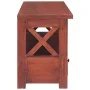 Brauner Mahagoni-Massivholz-TV-Ständer 115x30x40 cm von vidaXL, TV-Möbel - Ref: Foro24-337080, Preis: 188,76 €, Rabatt: %