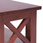 Brauner Mahagoni-Massivholz-TV-Ständer 115x30x40 cm von vidaXL, TV-Möbel - Ref: Foro24-337080, Preis: 192,06 €, Rabatt: %