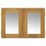 Solid teak wood furniture with mirror 60x10x40 cm by vidaXL, Lockers and storage cabinets - Ref: Foro24-338242, Price: 83,01 ...