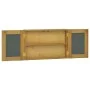 Solid teak wood furniture with mirror 60x10x40 cm by vidaXL, Lockers and storage cabinets - Ref: Foro24-338242, Price: 81,76 ...