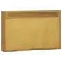 Solid teak wood furniture with mirror 60x10x40 cm by vidaXL, Lockers and storage cabinets - Ref: Foro24-338242, Price: 81,76 ...