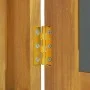 Solid teak wood furniture with mirror 60x10x40 cm by vidaXL, Lockers and storage cabinets - Ref: Foro24-338242, Price: 81,76 ...