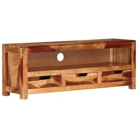 Mueble de TV madera maciza de acacia 110x30x40 cm de vidaXL, Muebles TV - Ref: Foro24-339508, Precio: 134,21 €, Descuento: %