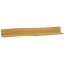 Wall shelves 2 units solid teak wood 90x10x10 cm by vidaXL, Shelves and shelves - Ref: Foro24-338260, Price: 42,47 €, Discoun...