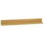 Wall shelves 2 units solid teak wood 90x10x10 cm by vidaXL, Shelves and shelves - Ref: Foro24-338260, Price: 41,85 €, Discoun...