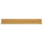 Wall shelves 2 units solid teak wood 90x10x10 cm by vidaXL, Shelves and shelves - Ref: Foro24-338260, Price: 42,47 €, Discoun...