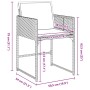Juego de Comedor de Jardín de 5 Piezas con Cojines Beige Rattan Poliéster by , Garden chairs - Ref: Foro24-3380030, Price: 27...