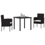 Juego de Comedor de Jardín de 7 Piezas con Cojines Poliratán Negro von , Gartenstühle - Ref: Foro24-3380055, Preis: 427,20 €,...