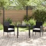 Juego de Comedor de Jardín de 7 Piezas con Cojines Poliratán Negro von , Gartenstühle - Ref: Foro24-3380055, Preis: 427,20 €,...