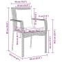 Juego de Comedor de Jardín de 5 Piezas con Cojines Gris Poliratán von , Gartensets - Ref: Foro24-3380086, Preis: 344,18 €, Ra...