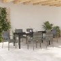 Juego de Comedor de Jardín de 7 Piezas con Cojines Gris Poliratán by , Garden sets - Ref: Foro24-3380090, Price: 494,59 €, Di...
