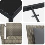 Juego de Comedor de Jardín de 9 Piezas con Cojines Gris Poliratán | Foro24.es | Tu tienda online para hogar, jardín y más Foro24.es