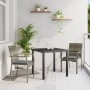 Juego de Comedor de Jardín de 3 Piezas con Cojines Gris Poliratán | Foro24.es | Tu tienda online para hogar, jardín y más Foro24.es